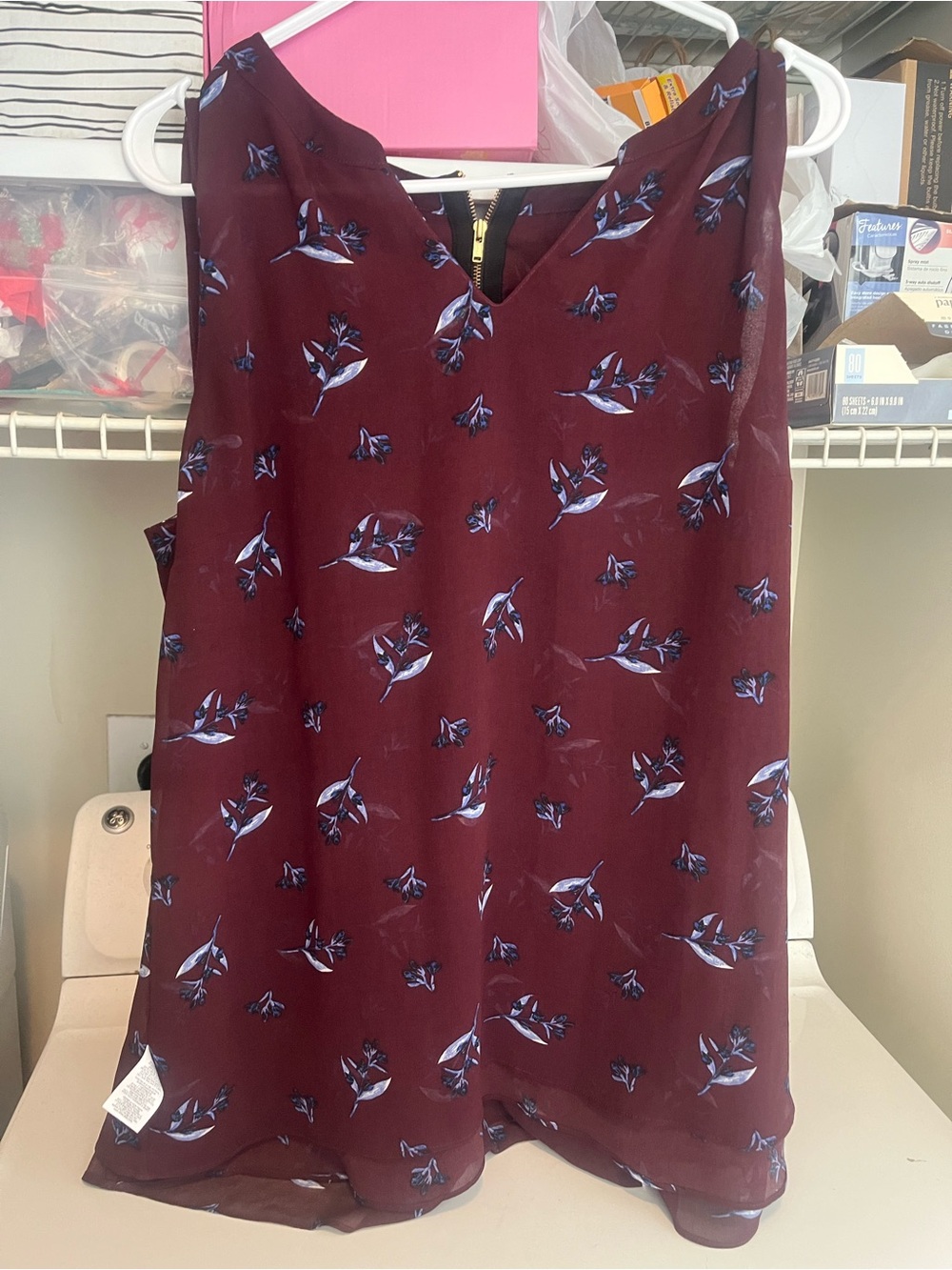 CABi sleeveless blouse large